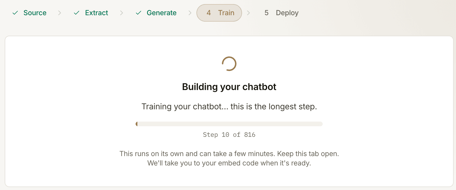 Building your chatbot